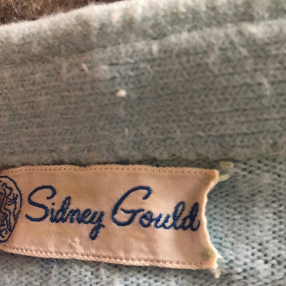Vintage Sidney Gould Pearled Button Cardigan - Picture 2 of 4